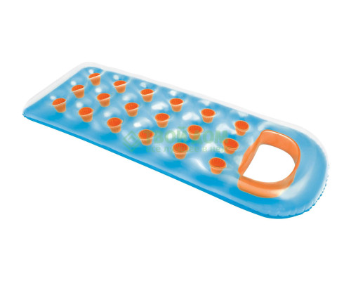 Матрац надувний для плавання Intex 59895-blue блакитний, 188 x 71 см