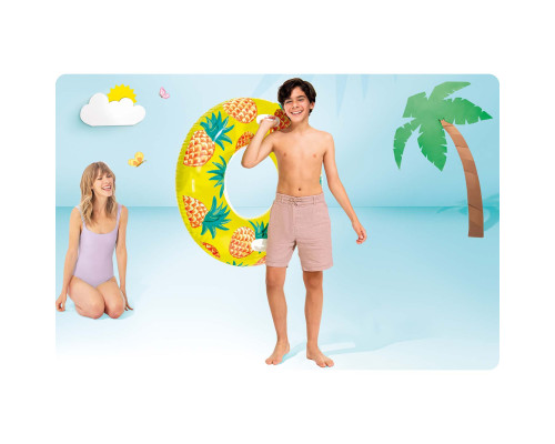 Коло надувне для плавання INTEX 56261  Ананас, 107 см