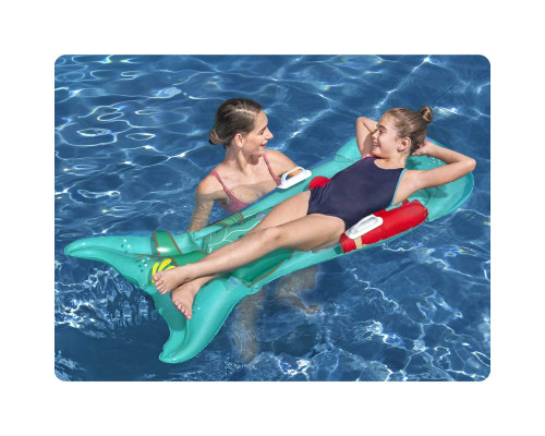 Пліт надувний для басейну Bestway 9101F Aріель, 158 х 81 см