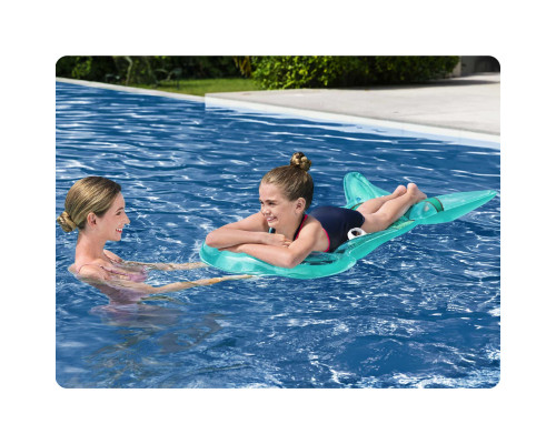 Пліт надувний для басейну Bestway 9101F Aріель, 158 х 81 см