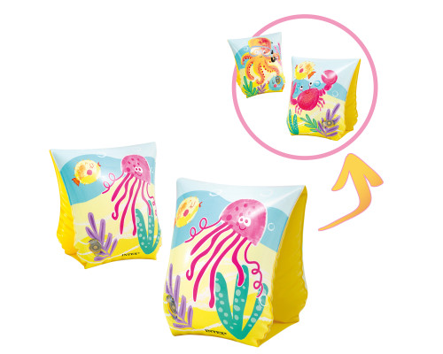 Нарукавники для плавання INTEX 58652 Восьминіг, 23 x 15 см