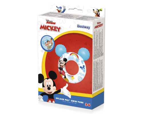 Коло надувне для плавання Bestway 9102K Міккі Маус, 76 см