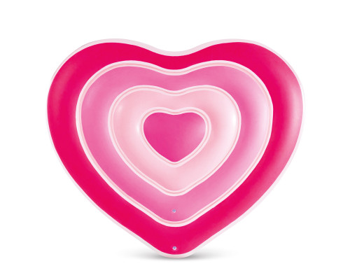 Пліт надувний пляжний INTEX 58727 Серце, 155 x 135 см