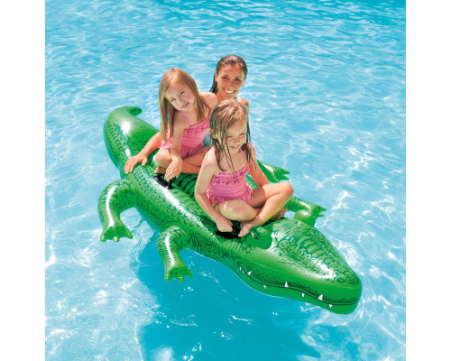Пліт надувний для басейну INTEX 58562 Крокодил, 203 x 114 см