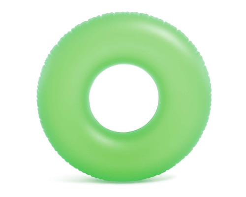 Коло надувне для плавання Intex 59262 Неон зелене, 91 см