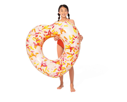 Коло надувне для плавання Intex 56253 Пончик Серце, 94 x 89 x 25 см