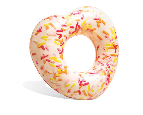 Коло надувне для плавання Intex 56253 Пончик Серце, 94 x 89 x 25 см