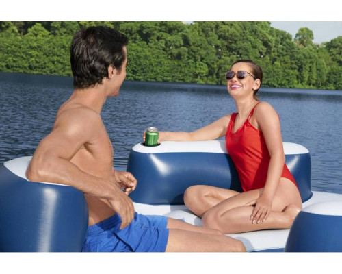 Понтон для плавання BESTWAY Lazy Dayz 4-х місний 239x63,5 см