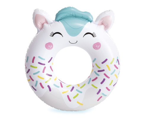 Коло надувне для плавання INTEX 59266 Котик, 81 х 76 см