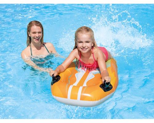 Дошка надувна для плавання INTEX 58165 помаранчева, 112 x 62 см