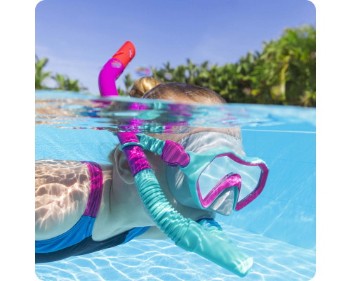 Набір для дайвінгу Bestway фіолетово-бірюзовий 24025