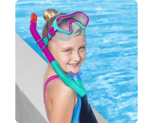 Набір для дайвінгу Bestway фіолетово-бірюзовий 24025