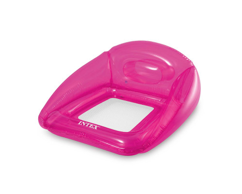 Крісло надувне для плавання INTEX 56802 рожеве, 104 х 102 см