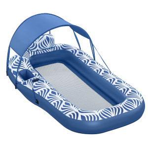 Матрац надувний з навісом Bestway 43732, 198 х 112 см