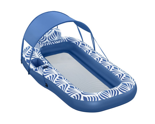 Матрац надувний з навісом Bestway 43732, 198 х 112 см