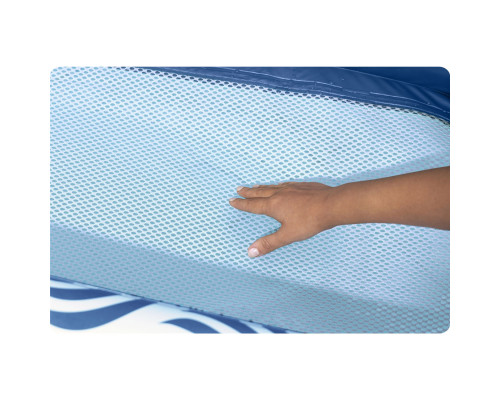 Матрац надувний з навісом Bestway 43732, 198 х 112 см