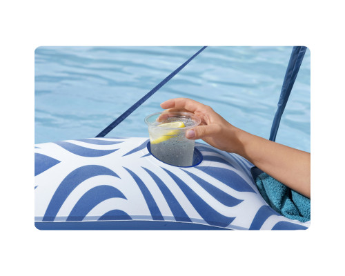 Матрац надувний з навісом Bestway 43732, 198 х 112 см