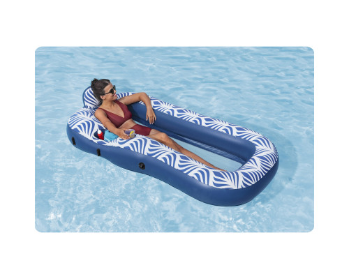 Матрац надувний з навісом Bestway 43732, 198 х 112 см