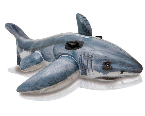 Пліт надувний для плавання INTEX 57525 Акула, 173 x 107 см