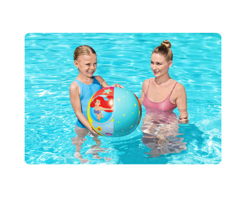 М'яч надувний пляжний Bestway 91042 Принцеси Дісней, 51 см