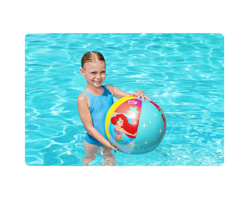 М'яч надувний пляжний Bestway 91042 Принцеси Дісней, 51 см