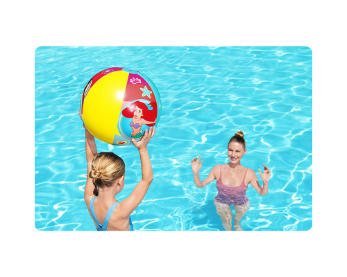 М'яч надувний пляжний Bestway 91042 Принцеси Дісней, 51 см