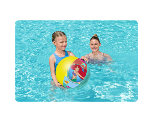 М'яч надувний пляжний Bestway 91042 Принцеси Дісней, 51 см