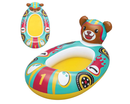 Пліт надувний для плавання Bestway 34170 Ведмедик, 109 х 69 см