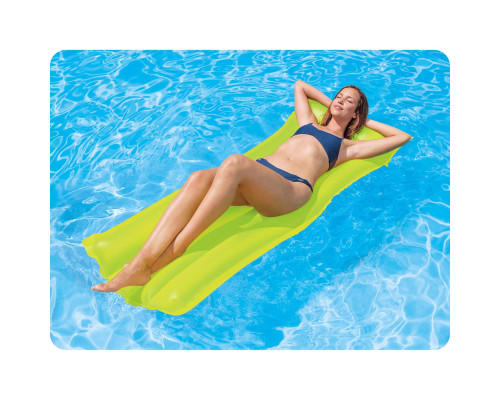 Матрац надувний для плавання Intex 59717 жовтий, 183 х 69 см