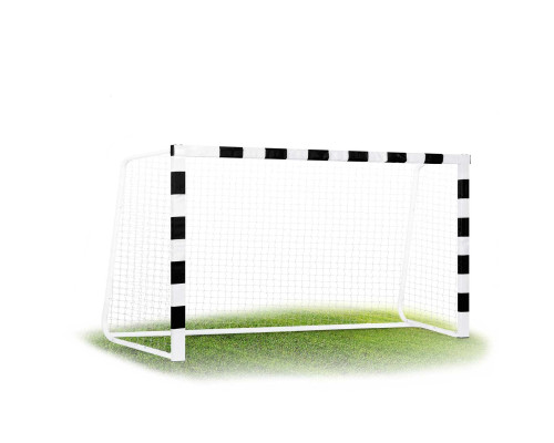 Ворота футбольні Neo-Sport NS-460 300 x 160 x 90 см, чорно-білі