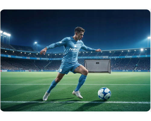 Ворота футбольні Neo‑Sport NS‑487 180 х 120 х 60 см, чорні