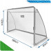 Ворота футбольні Neo‑Sport NS‑487 180 х 120 х 60 см, чорні