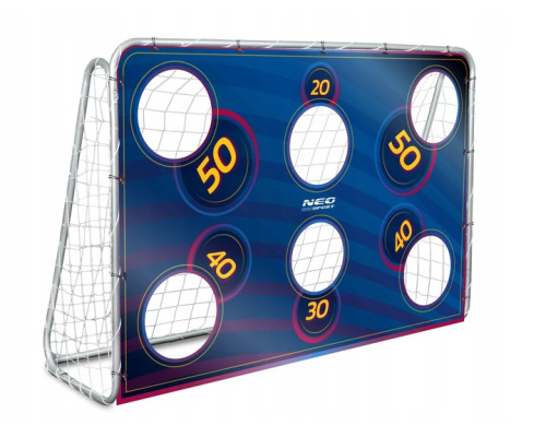 Мішень для футбольних воріт Neo-Sport NS-1474 180 х 120 см, синя