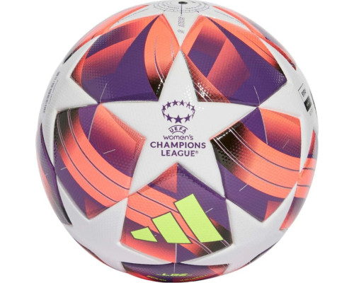 М'яч для футболу Adidas Women's UCL League біло-рожево-фіолетовий IX4050 5 М'яч для футболу Adidas Women's UCL League біло-рожево-фіолетовий IX4050 5