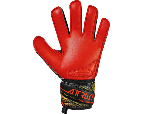 Рукавички воротарські Reusch Attrakt Silver Junior 5572215 7075 р.5,5, чорно-червоні Рукавички воротарські Reusch Attrakt Silver Junior 5572215 7075 р.5,5, чорно-червоні