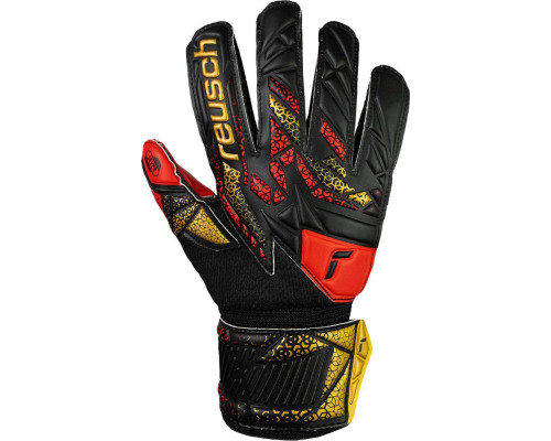 Рукавички воротарські Reusch Attrakt Silver Junior 5572215 7075 р.5,5, чорно-червоні Рукавички воротарські Reusch Attrakt Silver Junior 5572215 7075 р.5,5, чорно-червоні