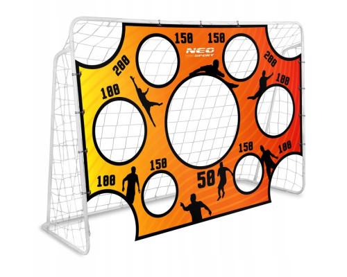 Мішень для футбольних воріт Neo-Sport NS-1478 215 х 150 см, помаранчева