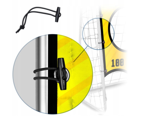 Мішень для футбольних воріт Neo-Sport NS-1478 215 х 150 см, помаранчева