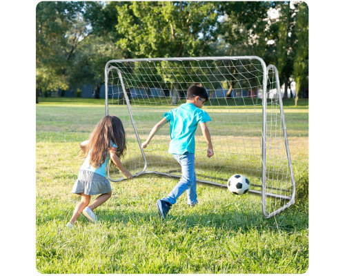 Ворота футбольні Neo-Sport 215 x 153 x 76 см, білі