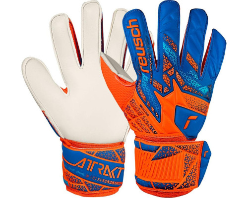 Рукавички воротарські Reusch Attrakt Solid Junior 5572515 2290 р.8, помаранчево-сині Рукавички воротарські Reusch Attrakt Solid Junior 5572515 2290 р.8, помаранчево-сині
