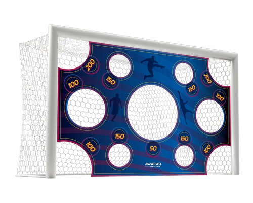 Мішень для футбольних воріт Neo-Sport NS-1476 300 х 200 см, синя