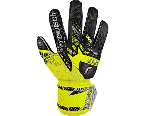 Рукавички воротарські Reusch Attrakt Silver Junior 5572215 2025 р.5,5, жовто-чорний Рукавички воротарські Reusch Attrakt Silver Junior 5572215 2025 р.5,5, жовто-чорний