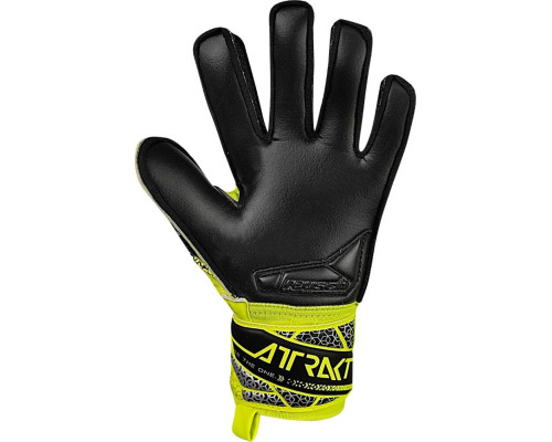 Рукавички воротарські Reusch Attrakt Silver Junior 5572215 2025 р.5,5, жовто-чорний Рукавички воротарські Reusch Attrakt Silver Junior 5572215 2025 р.5,5, жовто-чорний