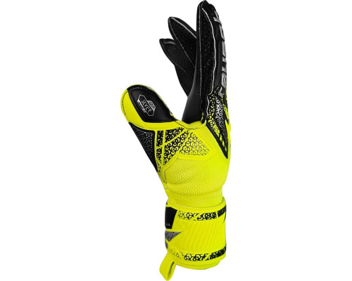 Рукавички воротарські Reusch Attrakt Silver Junior 5572215 2025 р.5,5, жовто-чорний Рукавички воротарські Reusch Attrakt Silver Junior 5572215 2025 р.5,5, жовто-чорний