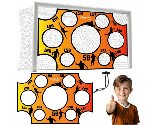 Мішень для футбольних воріт Neo-Sport NS-1479 300 х 200 см, помаранчева