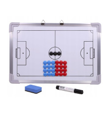 Дошка тактична футбольна Yakimasport 100155 30 х 45 см, біла