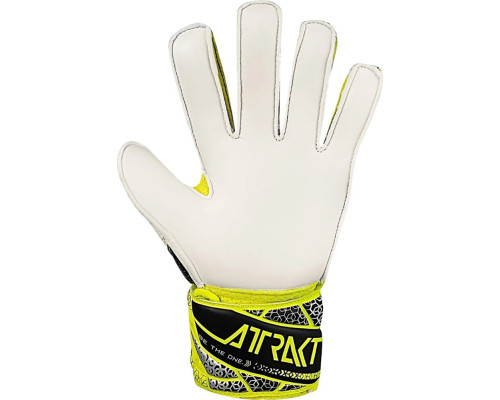 Рукавички воротарські Reusch Attrakt Solid Junior 5572515 2014 р.5,5, жовто-чорні Рукавички воротарські Reusch Attrakt Solid Junior 5572515 2014 р.5,5, жовто-чорні