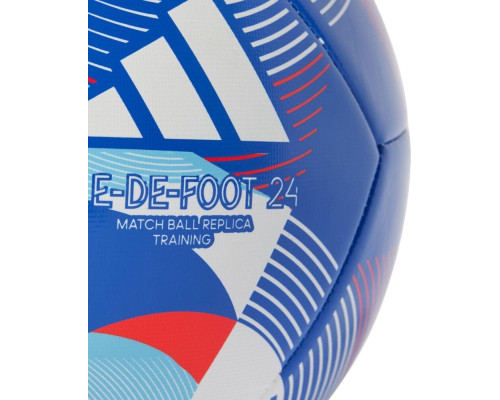 М'яч для футболу Adidas Olympic 24 Training синій IW6330 4. М'яч для футболу Adidas Olympic 24 Training синій IW6330 4.