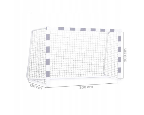 Сітка для воріт Neo‑Sport NS-1471 300 х 200 х 120 см, біла