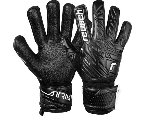 Рукавички воротарські Reusch Attrakt Resist Junior 5572615 7700 р.4, чорні Рукавички воротарські Reusch Attrakt Resist Junior 5572615 7700 р.4, чорні